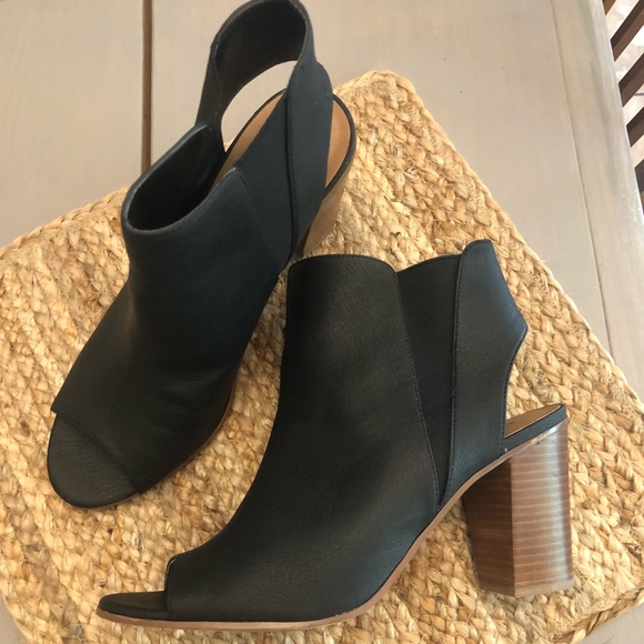 Shoes - Peep toe ankle boots